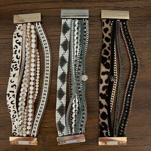 Three (3) Victoria Emerson Bracelets